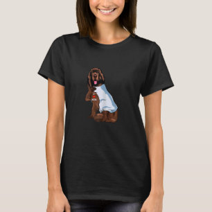 Liebe Mama Tattoo Neufundland Mama Dog Wom T-Shirt
