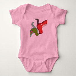 Liebe: Mama und Baby-Drachen-Body Baby Strampler