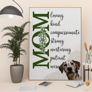 Liebe, Mama...von Ihrem Dalmatiner Poster