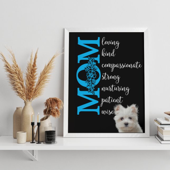 Liebe, Mama...von Ihren maltesischen Terrier Poster (Von Creator hochgeladen)