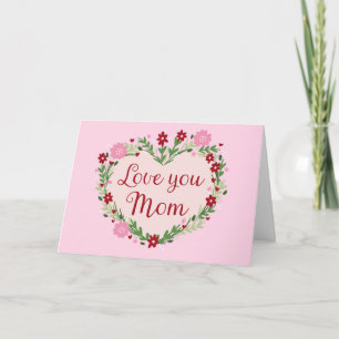 Liebe Mama zum Geburtstag und Muttertag für Mama Karte