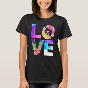 Liebe Mana s Bunte Seekuh Trichechidae Mana s T-Shirt
