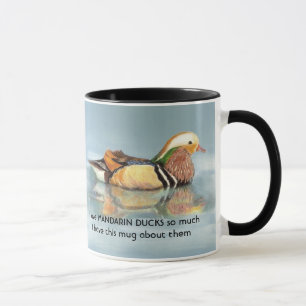 Liebe MANDARIN DUCKS so viel Spaß Zitat Tasse