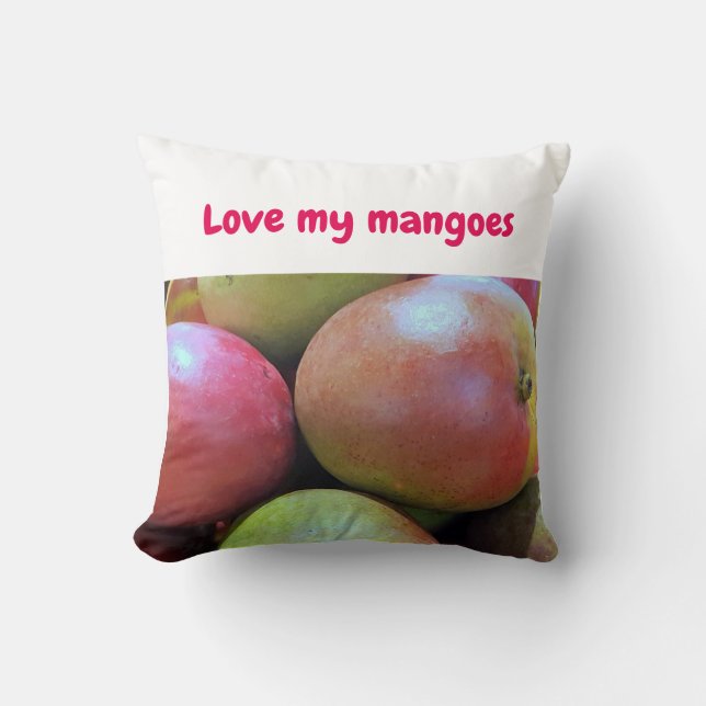 Liebe Mangos Kissen (Vorderseite)