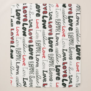 Liebe Marker Textur Nahtloser Hintergrund Sherpadecke