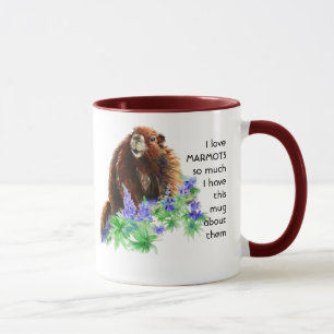 Liebe MARMOT so viel Spaß Zitat Tasse