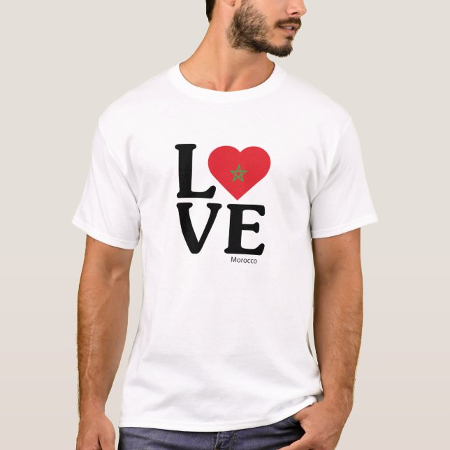Liebe Marokko T-Shirt (Vorderseite)