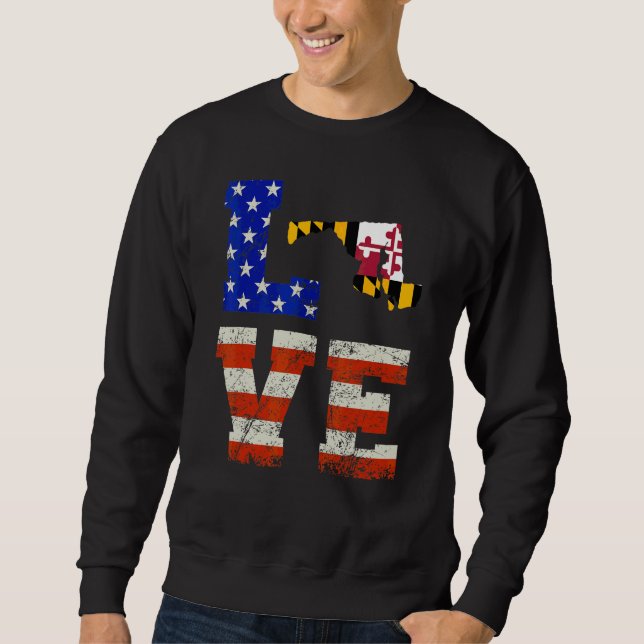 Liebe Maryland Sweatshirt (Vorderseite)