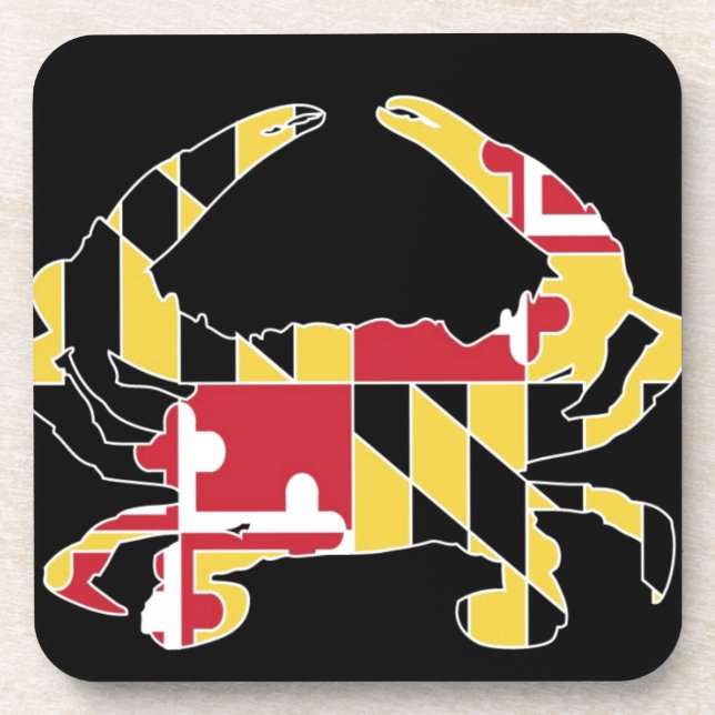 Liebe Maryland Untersetzer (Vorderseite)