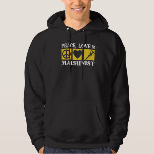 Liebe Maschine für Friedensmaschinen Hoodie
