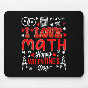 Liebe Mathe Frohen Valentinstag Mathe Lehrer Schül Mousepad
