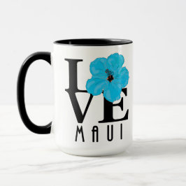 LIEBE Maui Blue Hibiskus 15oz Tasse