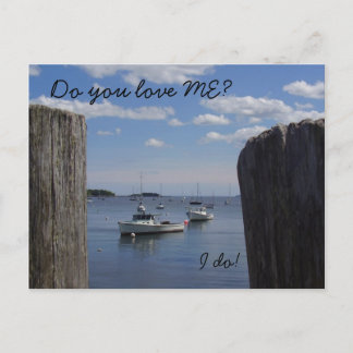 Liebe Me Maine Postcard Postkarte