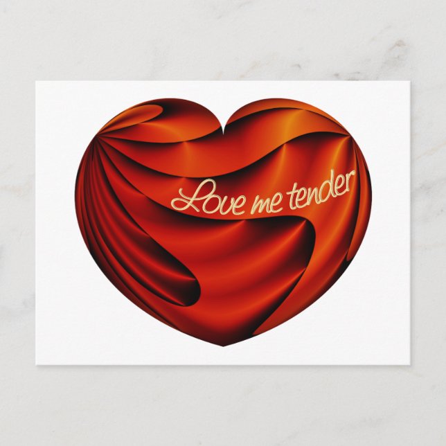 Liebe Me Tender Postkarte (Vorderseite)