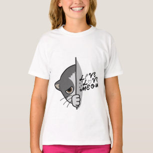 Liebe Meat Cat Lover Design #catlover #catlife #ca T-Shirt