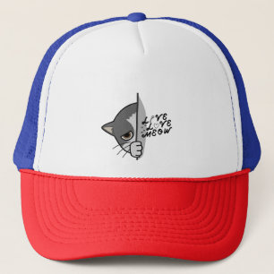Liebe Meat Cat Lover Design #catlover #catlife #ca Truckerkappe