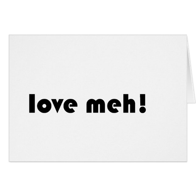 Liebe Meh (Vorderseite (Horizontal))