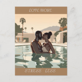 LIEBE MEHR DESIGN #1 POSTKARTE