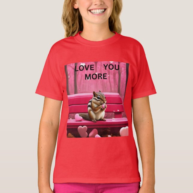 Liebe mehr T-Shirt (Vorderseite)