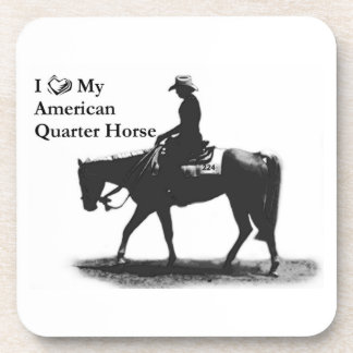 Liebe mein American Quarter Horse Untersetzer