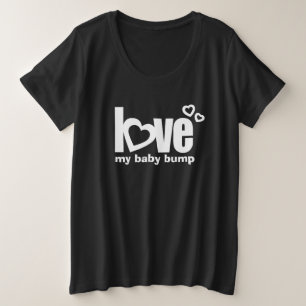 Liebe, mein Baby bummelt den Abschlag für die Mutt Große Größe T-Shirt