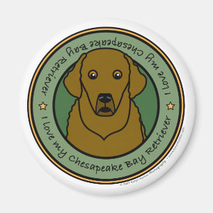 Liebe Mein Chesapeake Magnet