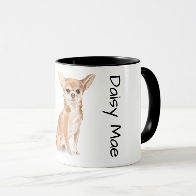 Liebe mein Chihuahua  Tasse (VorderseiteRechts)