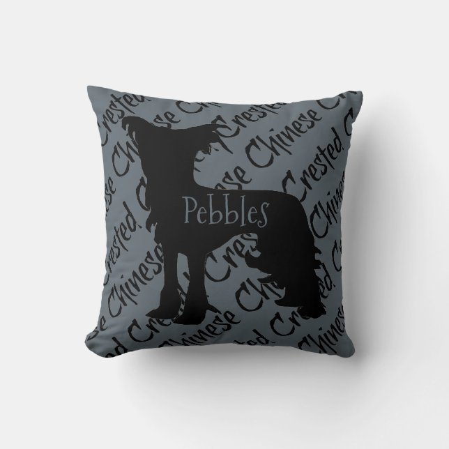 Liebe Mein chinesisch gezinkter Hundekissen Kissen (Vorderseite)