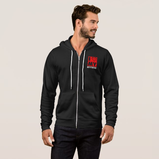 Liebe mein Freund Hoodie (Vorne ganz)