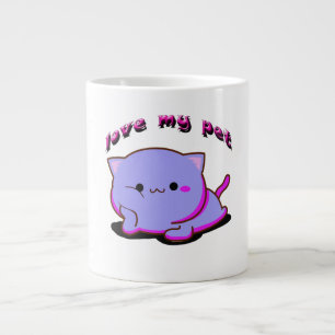LIEBE MEIN Fuchsien UND LILA KÜCHE Jumbo-Tasse