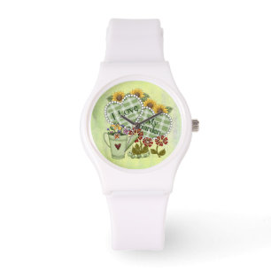 Liebe mein Garten Armbanduhr