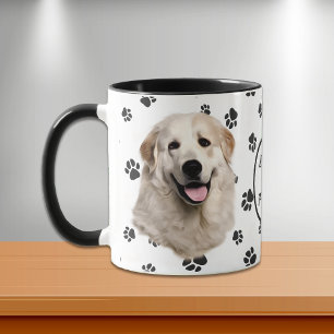 Liebe Mein großer Pyrenäen Dog Pawprint Tasse