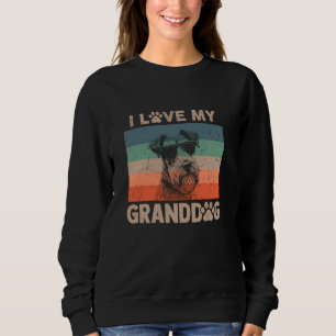 Liebe Mein Großhund Airedale Grandma Opa Dog Owne Sweatshirt