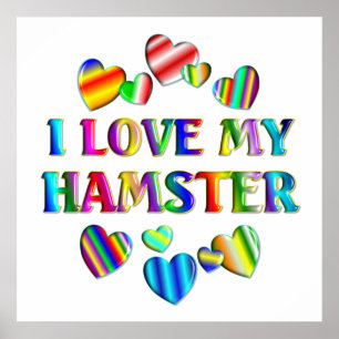 Liebe Mein Hamster-Poster Poster