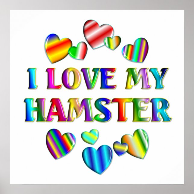 Liebe Mein Hamster-Poster Poster (Vorne)