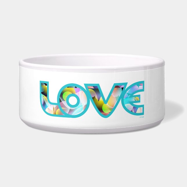 Liebe Mein Haustier - Türkis Napf (Vorderseite)