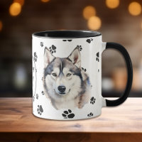 Liebe Mein Husky Dog Pawprint