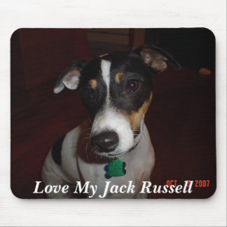 Liebe mein Jack Russell Mousepad