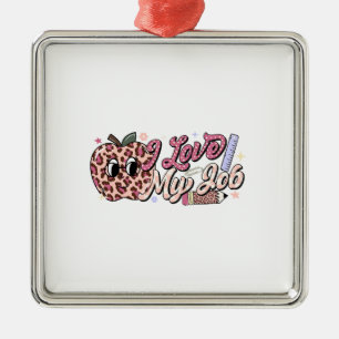 Liebe Mein Job Lehrer Ornament Aus Metall