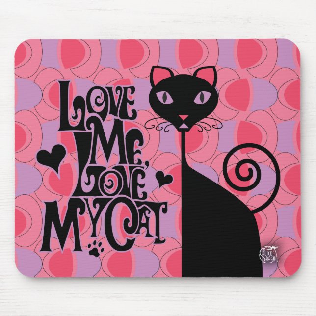 Liebe mein Katze mousepad (Vorne)