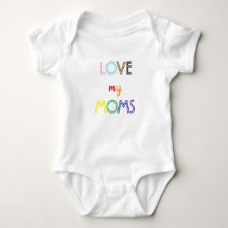 Liebe mein Moms Bodysuit Baby Strampler