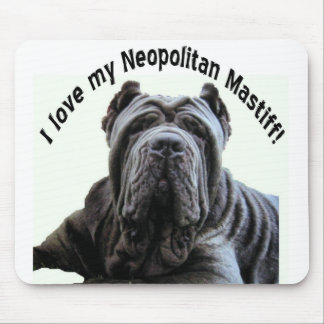 Liebe mein Neopolitan Mastiff mousepad