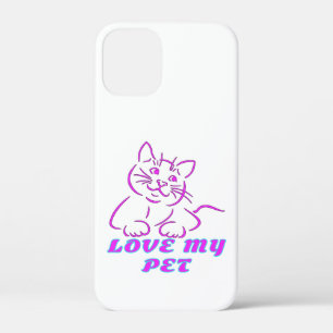 LIEBE MEIN NIEDLICHER PINK PET CAT Case-Mate iPhone HÜLLE