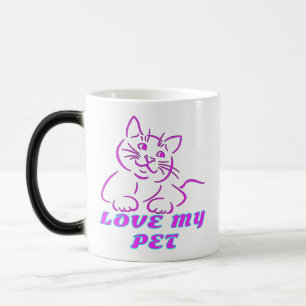 LIEBE MEIN NIEDLICHER PINK PET CAT VERWANDLUNGSTASSE