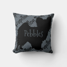 Liebe Mein Papillon Dog Kissen