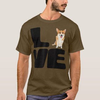 Liebe Mein Pembroke Welsh Corgi Dog Lover Geschenk T-Shirt