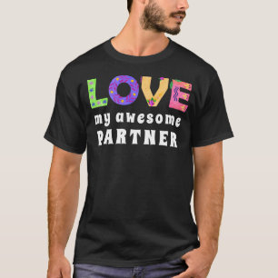 LIEBE mein phantastischer PARTNER-Boho-Typ schwarz T-Shirt