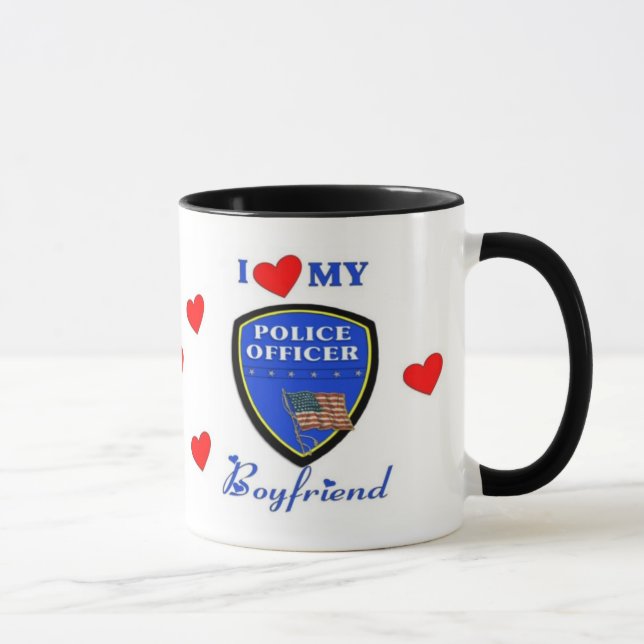 Liebe mein Polizei-Freund Tasse (Rechts)