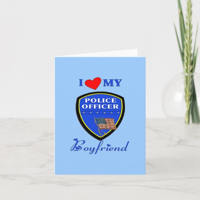 Liebe Mein Polizeifreund Karte (Vorderseite)