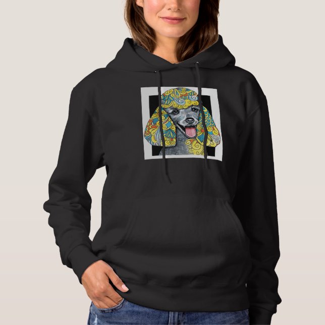 Liebe mein Poodle! Hoodie (Vorderseite)